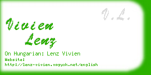 vivien lenz business card